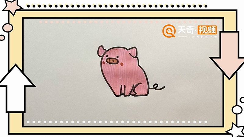 小猪简笔画