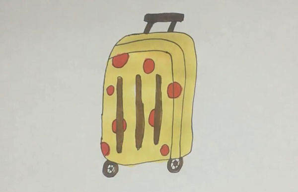 行李箱简笔画
