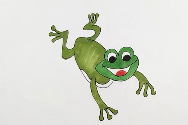 画青蛙的简笔画
