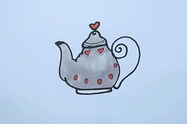 茶壶简笔画