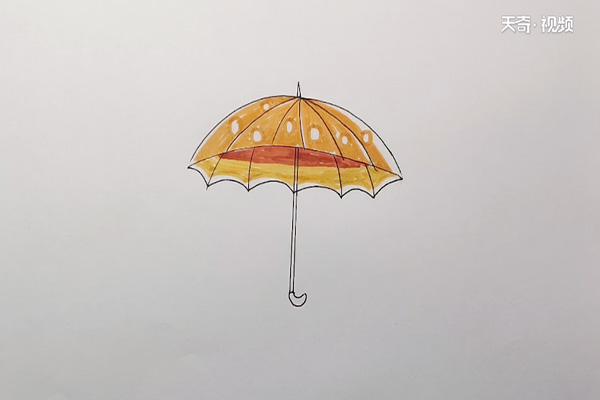 伞涂色