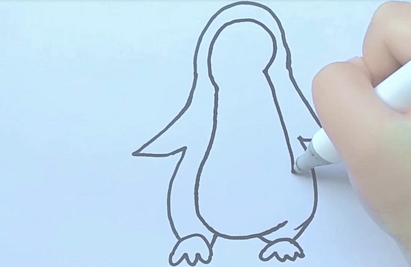 企鹅简笔画 简笔画企鹅的画法