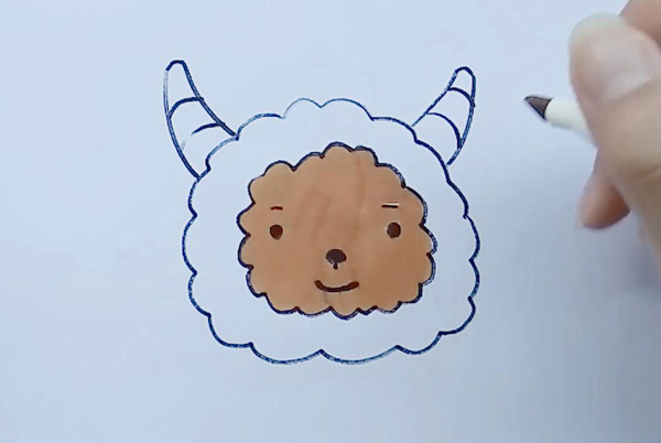 绵羊的简笔画 绵羊怎么画好看