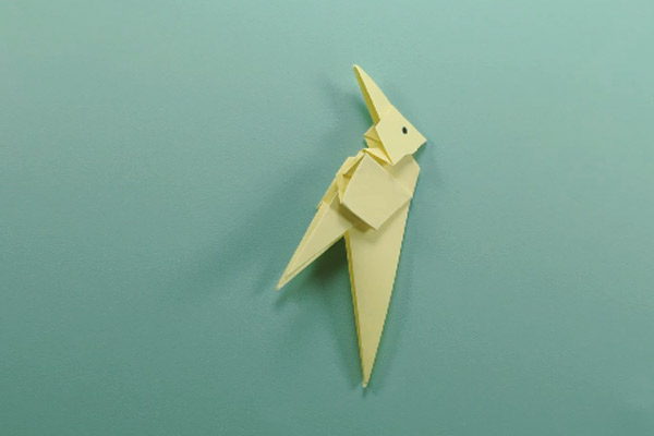 啄木鸟的折法 啄木鸟怎么折