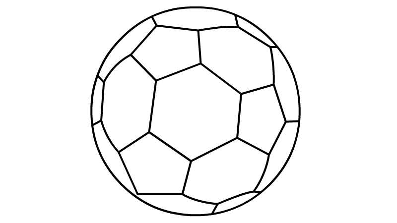 足球简笔画 立体图图片