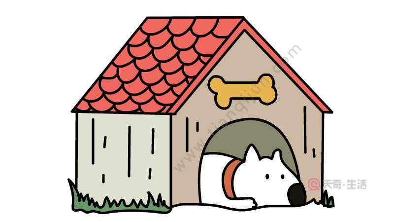 小狗房子设计图怎么画图片