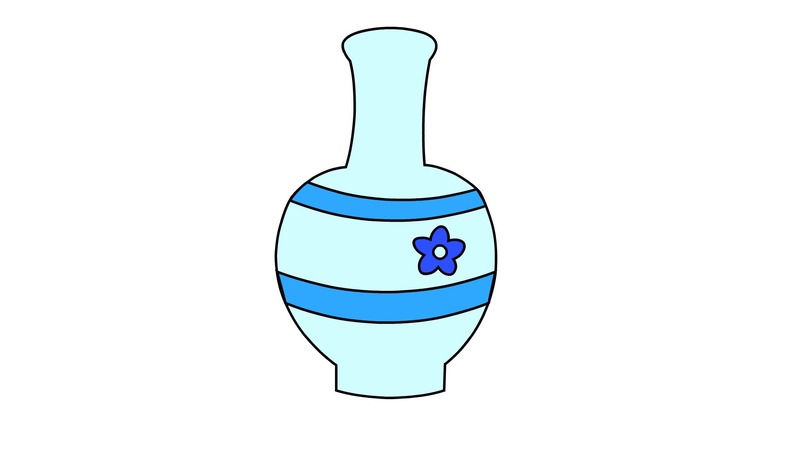 花瓶简笔画画法 花瓶简笔画步骤