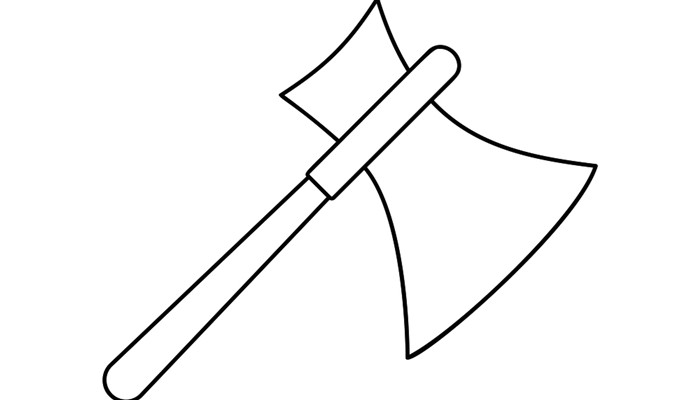 斧子的画法图片