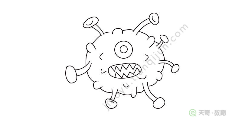 新冠病毒动画图片