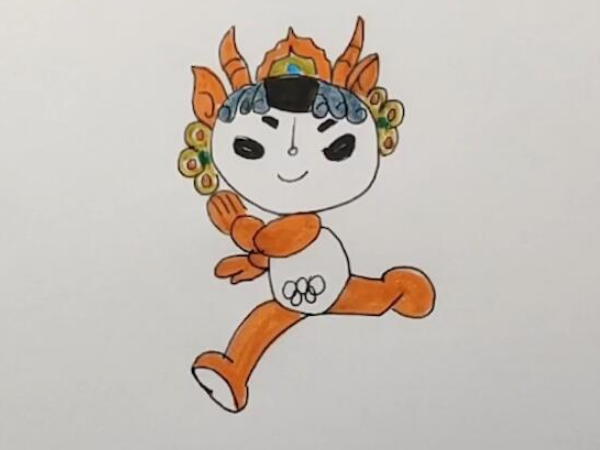 北京奥运会福娃简笔画图片