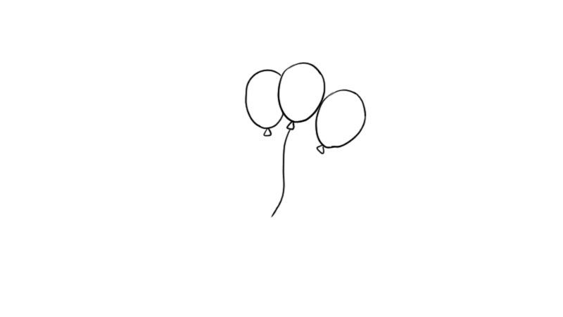 气球简笔画