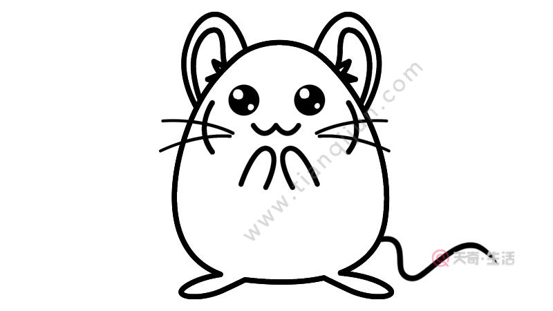 12生肖简笔画老鼠图片