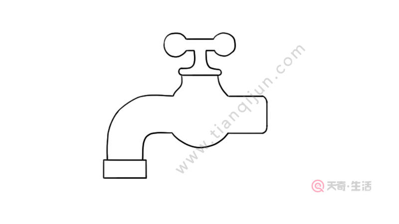 水龙头简笔画简单水龙头怎么画