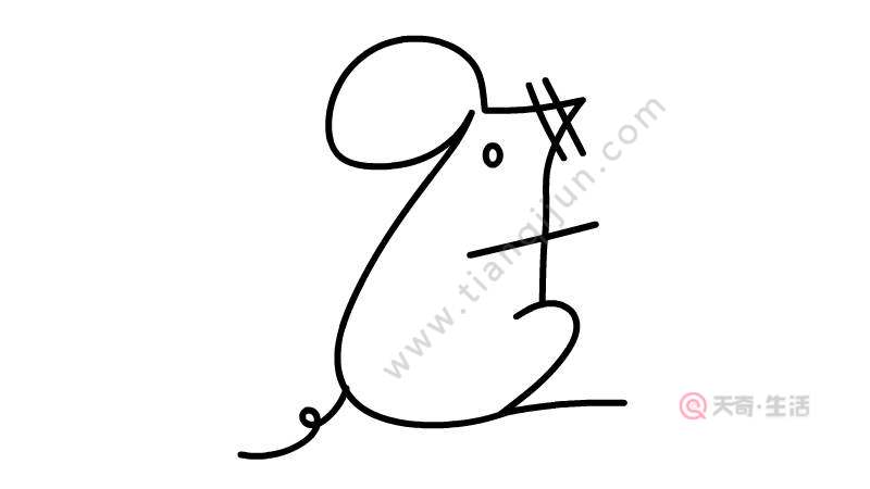 老鼠简笔画2加7等于9 几加几等于老鼠怎么画
