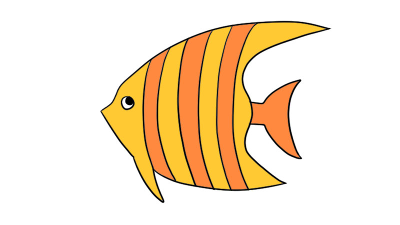 鱼简笔画的教程鱼简笔画的画法