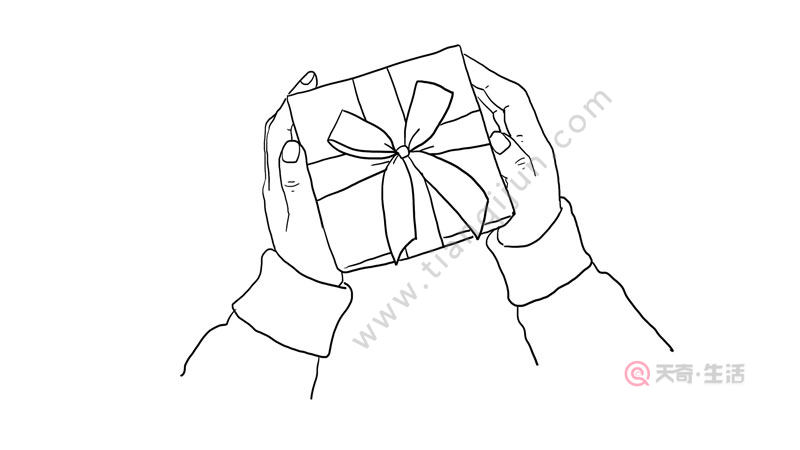 送给母亲的礼物简笔画步骤 送给母亲的礼物简笔画画法