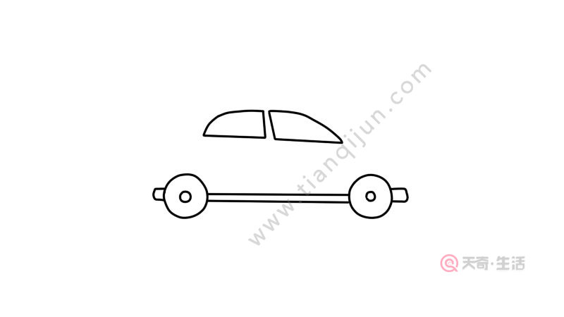 車子簡筆畫步驟 車子簡筆畫教程