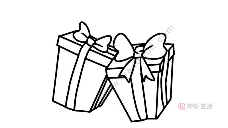 礼物盒简笔画怎么画 礼物盒简笔画画法