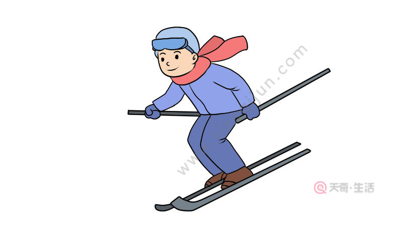 冬奥会,简笔画运动员图片