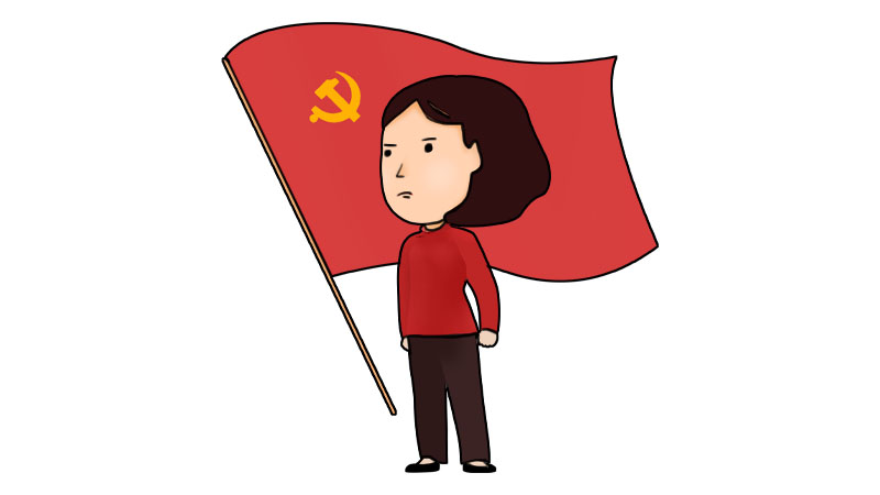 红色革命烈士简笔画图片