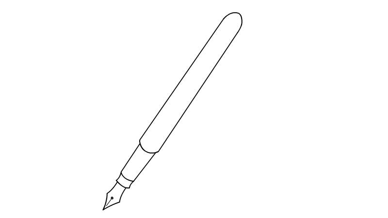 钢笔怎么画钢笔怎么画步骤