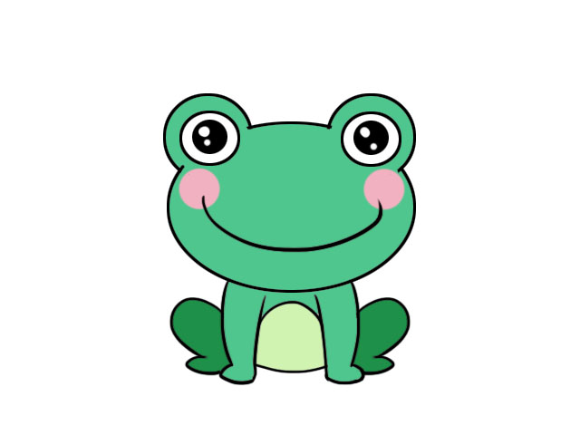 青蛙简笔画 青蛙的画法