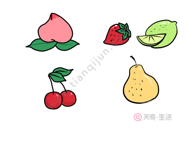 水果简笔画 水果怎么画