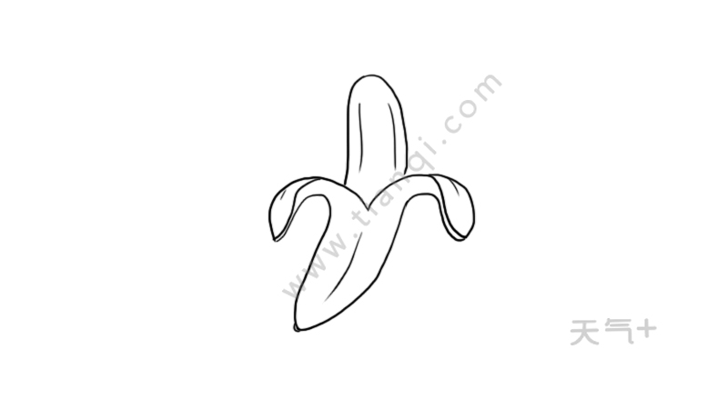 香蕉皮简笔画 怎么画香蕉皮