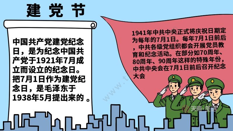 1921年建党手抄报图片图片