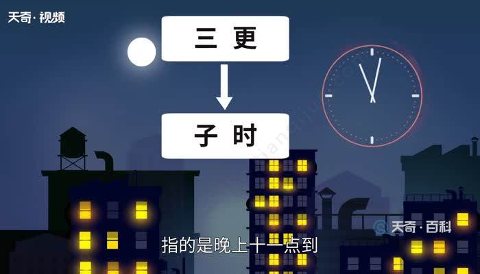 三更半夜的三更指的是几点 半夜三更是什么时辰