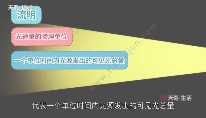 流明是什么意思 流明的意思