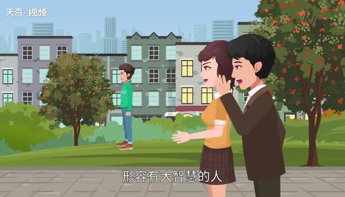 大智若愚,成語讀音為:dà zhì ruò yú