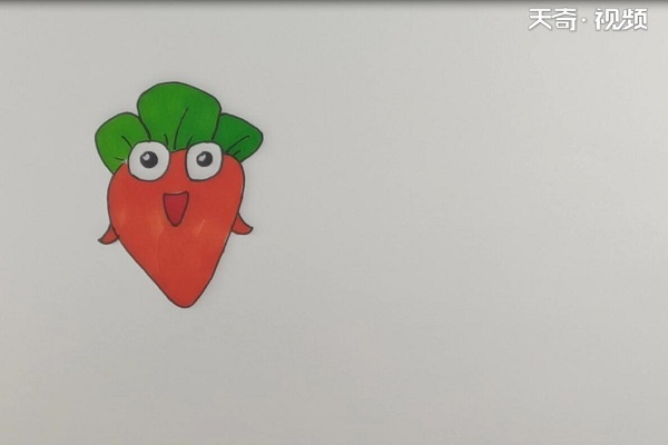 绿萝卜简笔画图片
