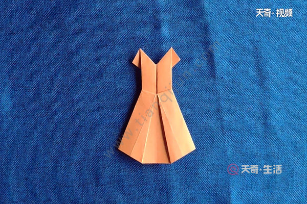 裙子怎么折
